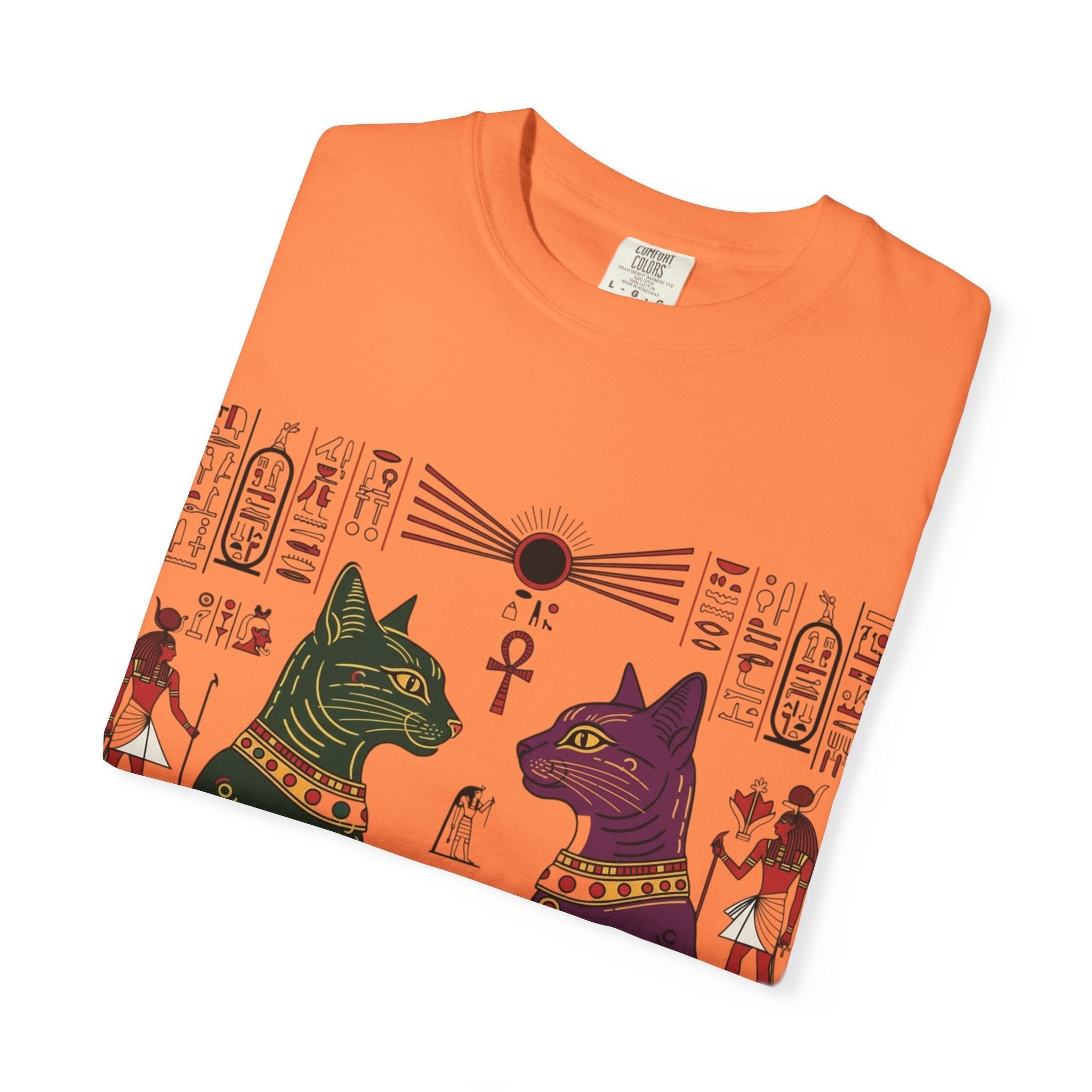 Egyptian Cat Guardian Tee (Vintage Retro) Printify