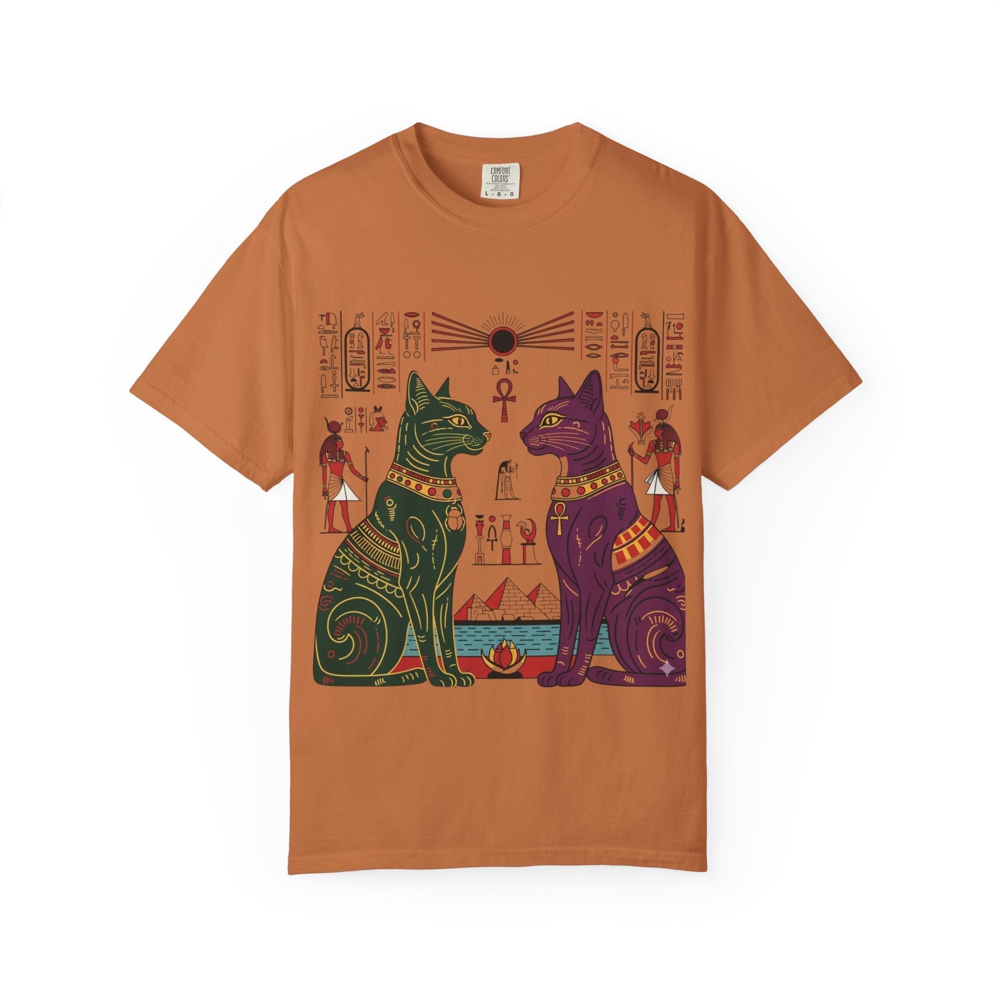 Egyptian Cat Guardian Tee (Vintage Retro) Printify