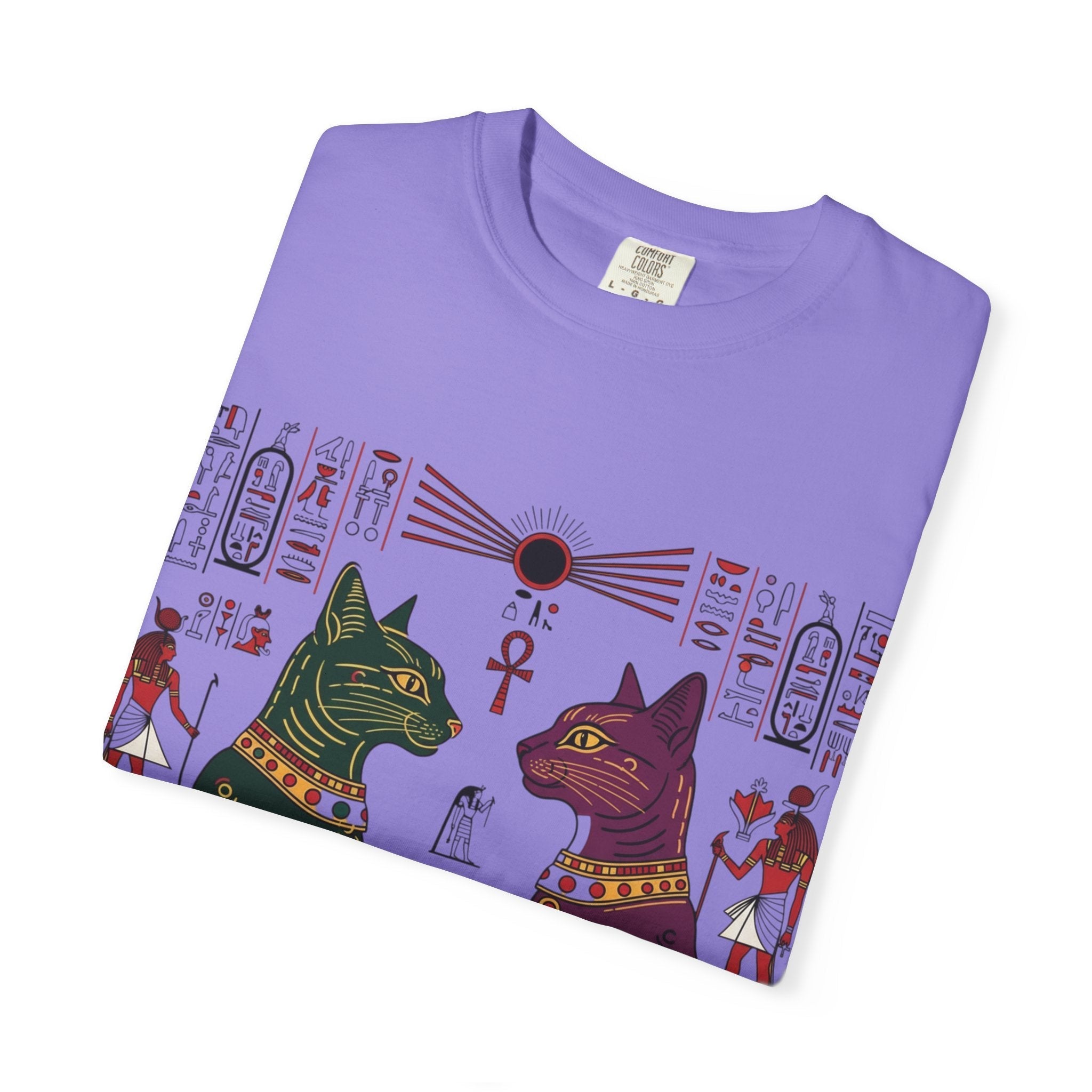 Egyptian Cat Guardian Tee (Vintage Retro) Printify