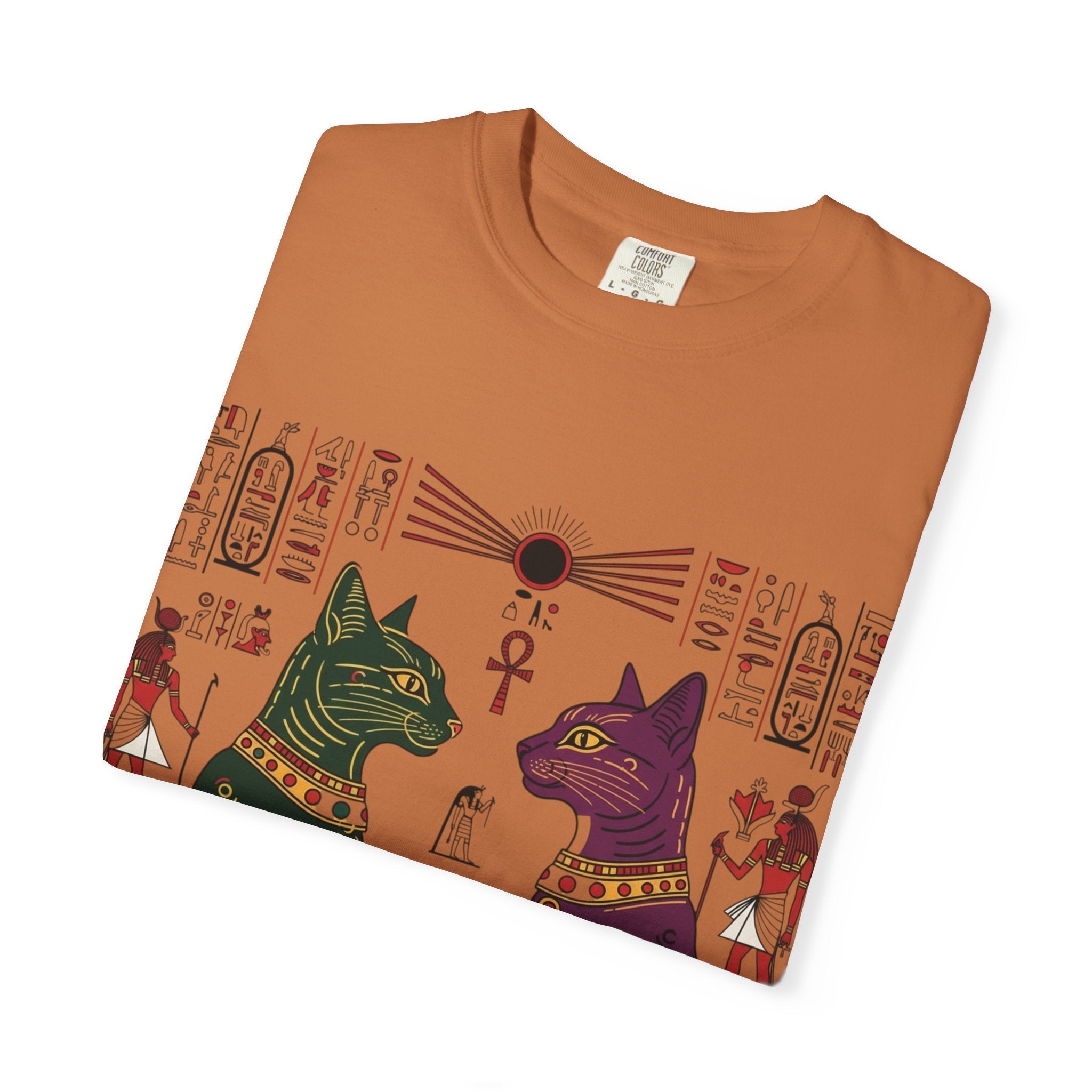 Egyptian Cat Guardian Tee (Vintage Retro) Printify