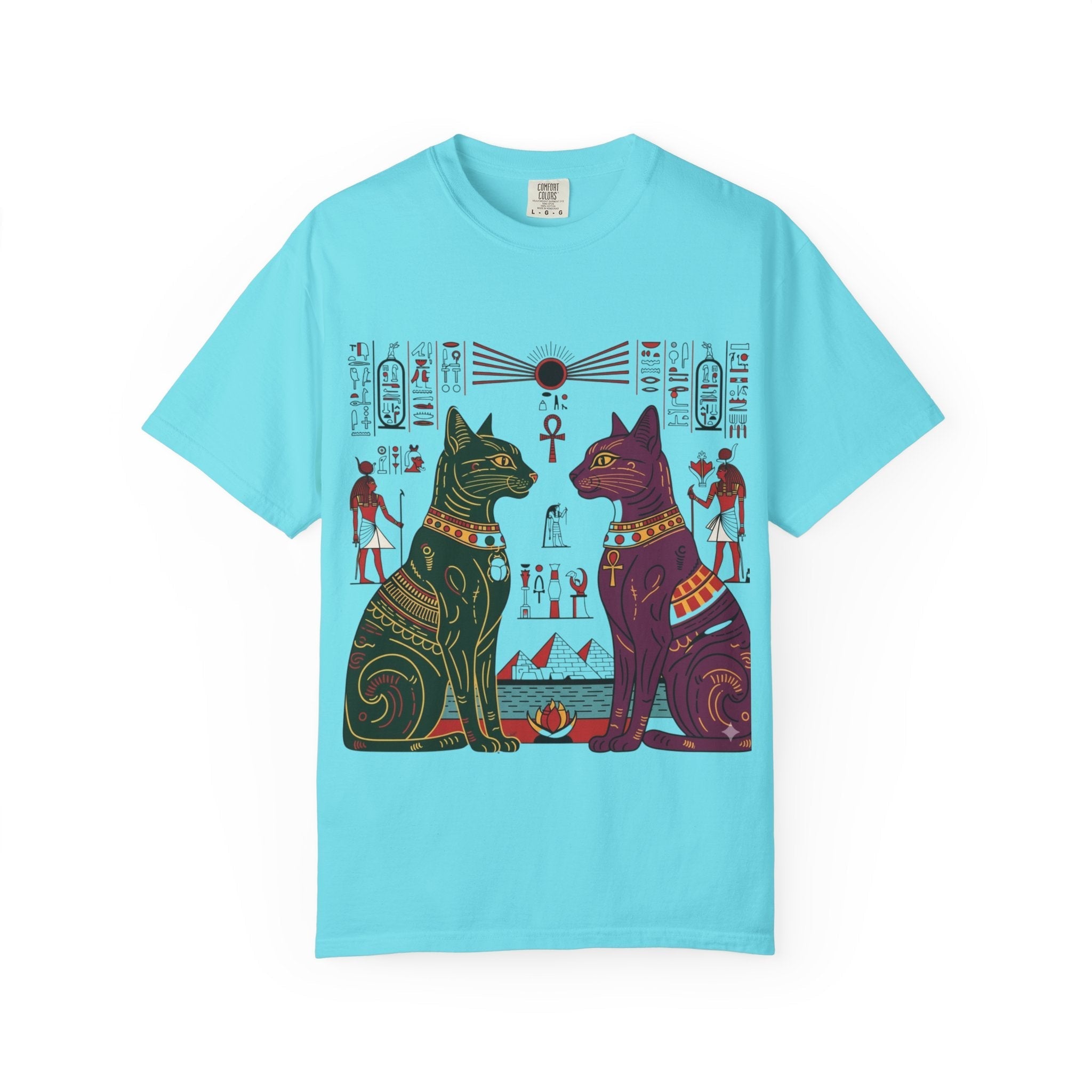 Egyptian Cat Guardian Tee (Vintage Retro) Printify