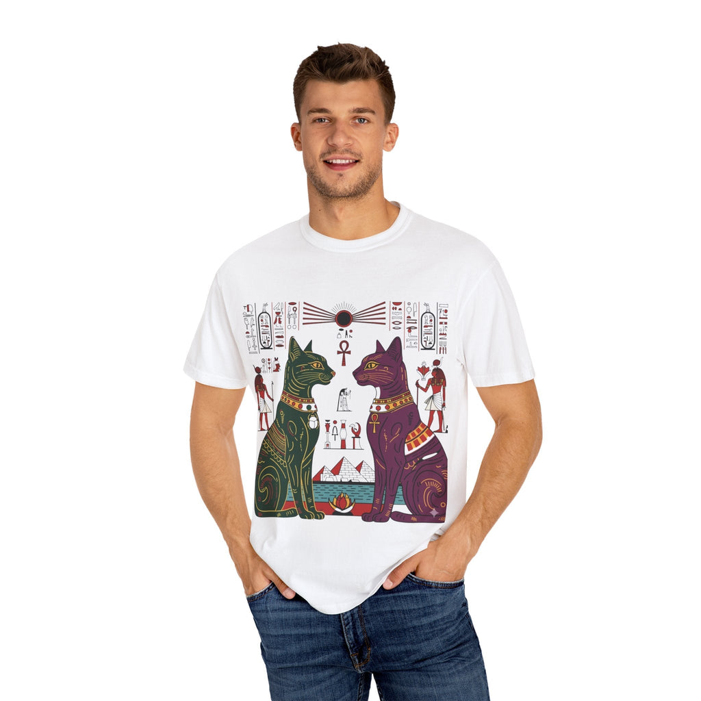 Egyptian Cat Guardian Tee (Vintage Retro) Printify