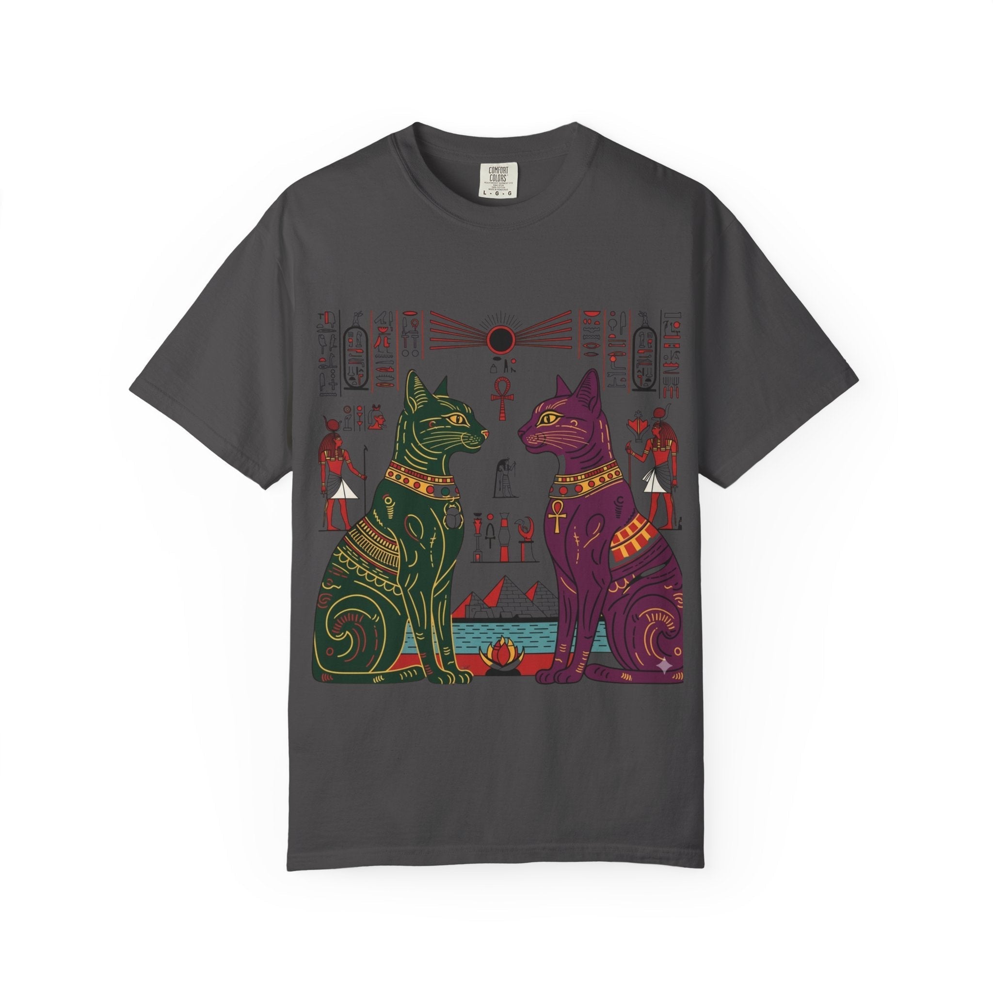 Egyptian Cat Guardian Tee (Vintage Retro) Printify