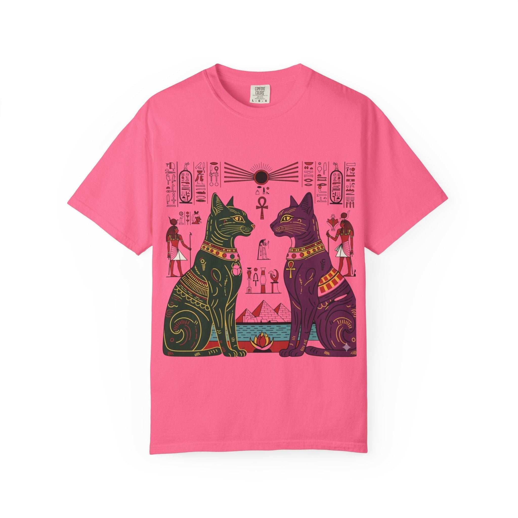 Egyptian Cat Guardian Tee (Vintage Retro) Printify
