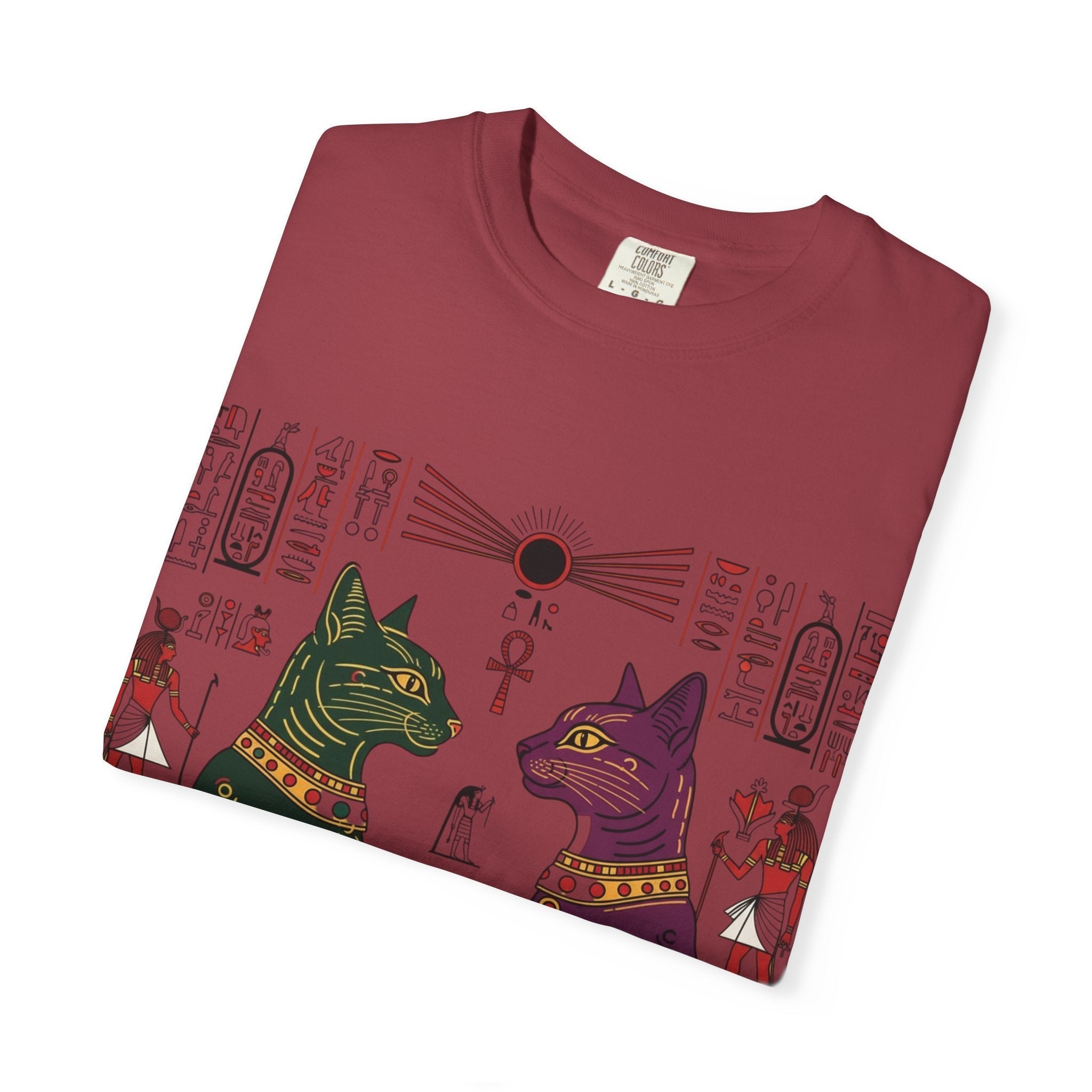 Egyptian Cat Guardian Tee (Vintage Retro) Printify
