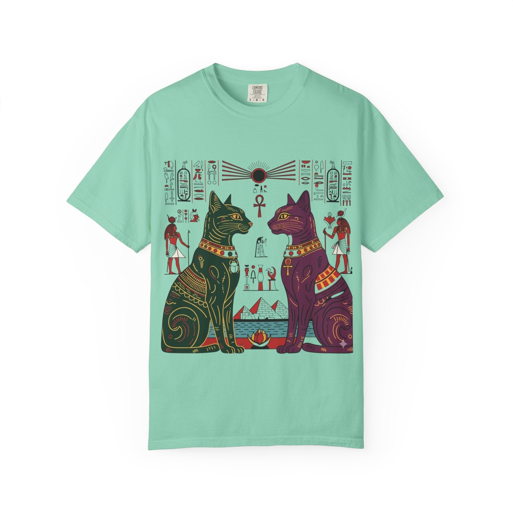 Egyptian Cat Guardian Tee (Vintage Retro) Printify