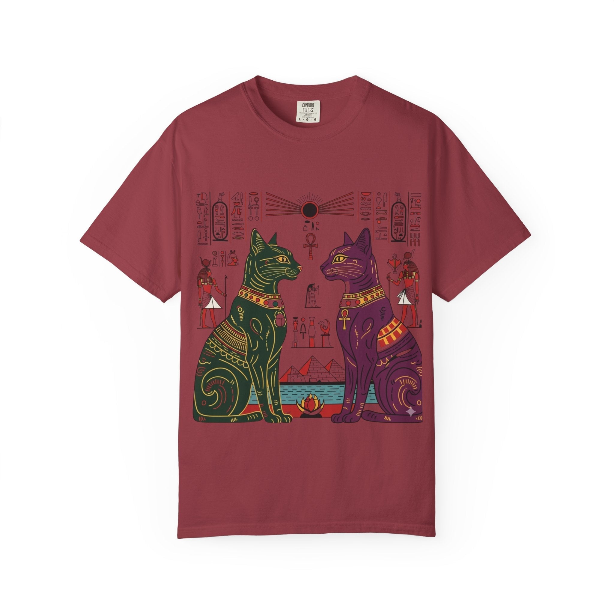 Egyptian Cat Guardian Tee (Vintage Retro) Printify