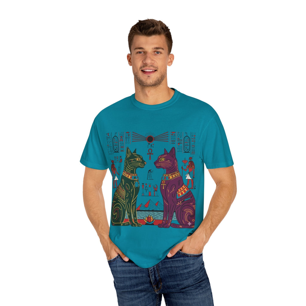 Egyptian Cat Guardian Tee (Vintage Retro) Printify