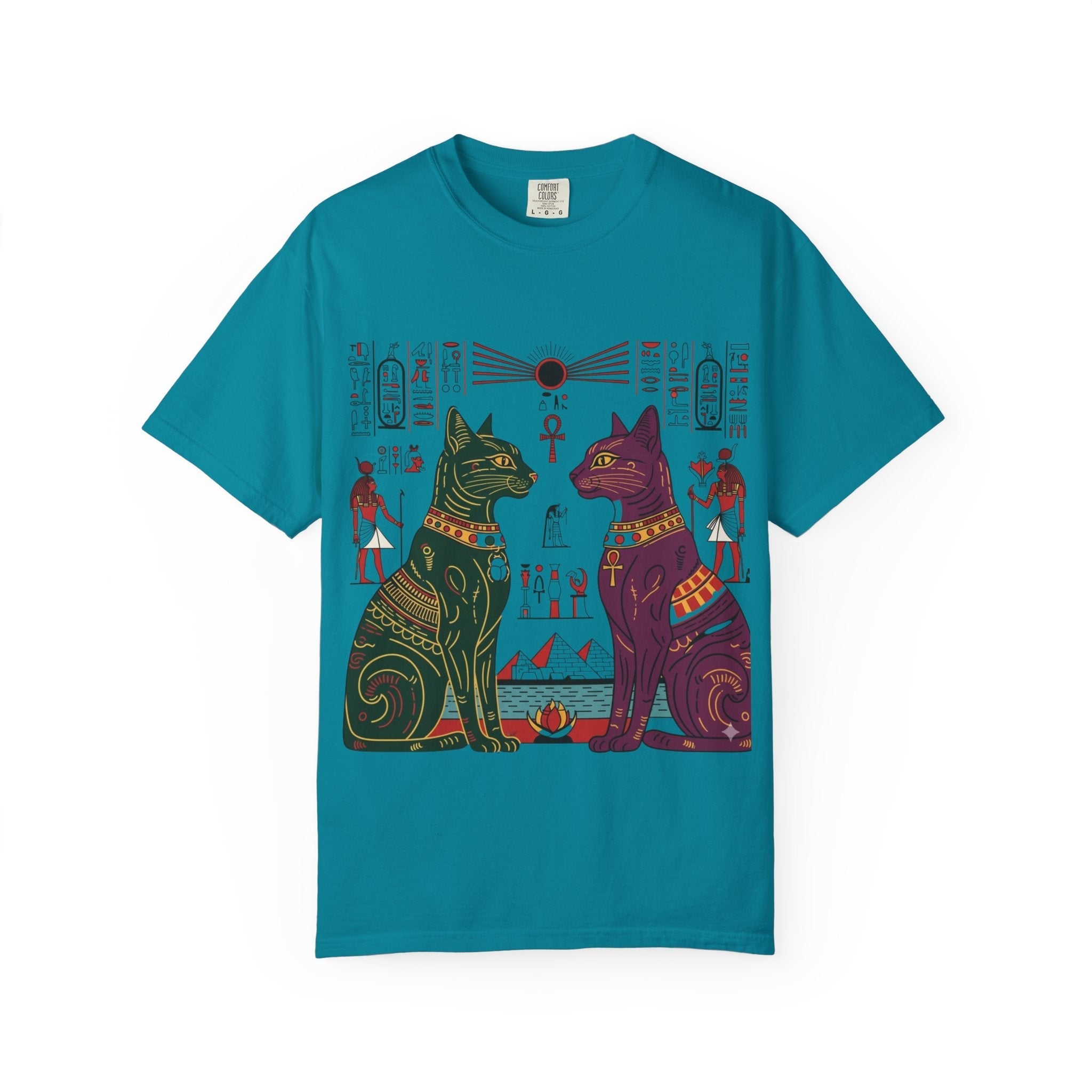 Egyptian Cat Guardian Tee (Vintage Retro) Printify