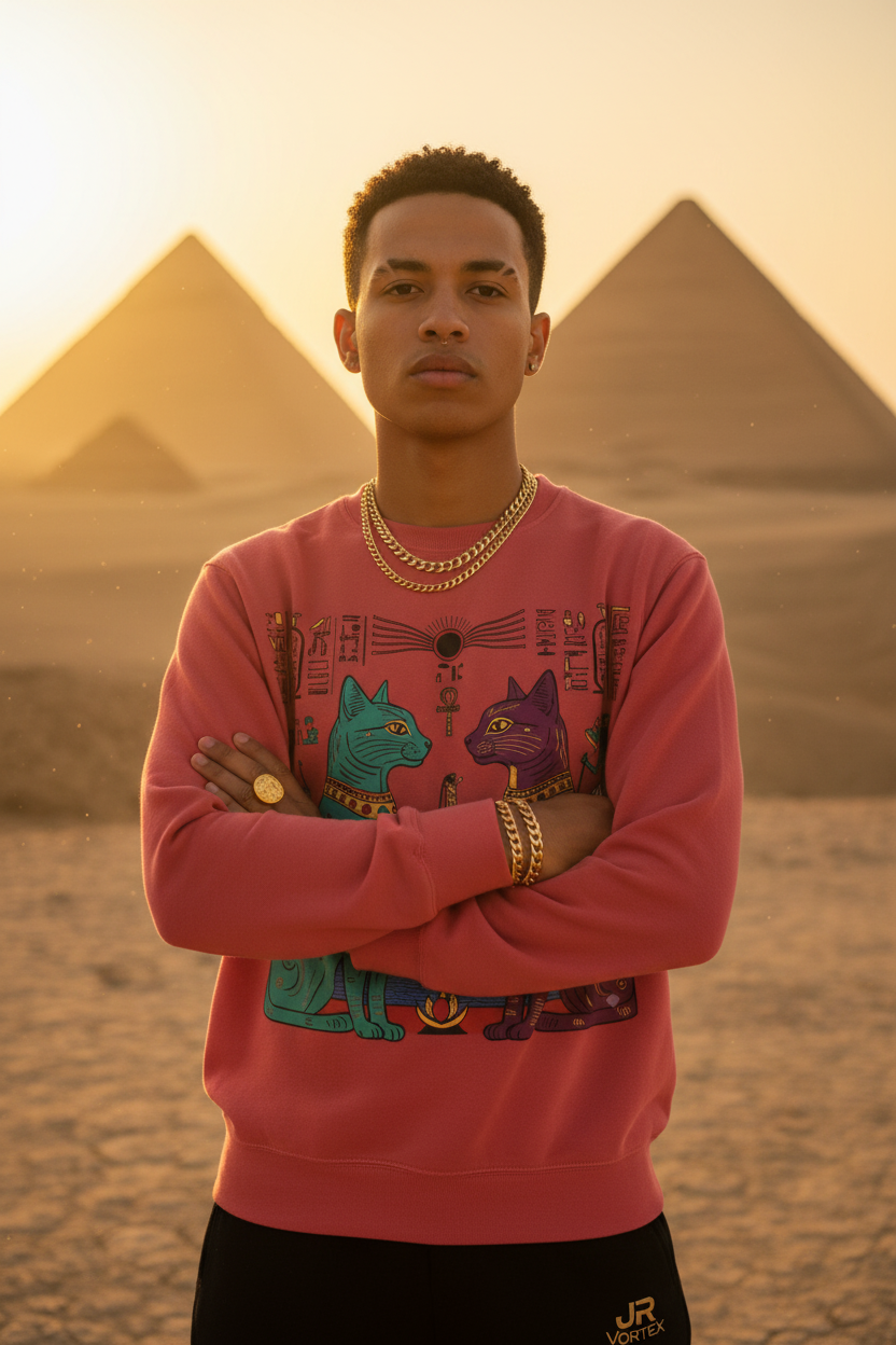 Egyptian Cats Coral — Desert Sunset Lifestyle
