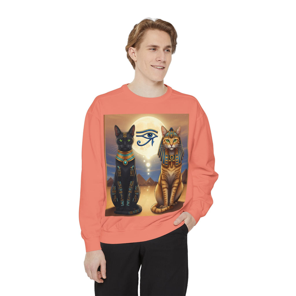 Egyptian Cats Sweatshirt Printify