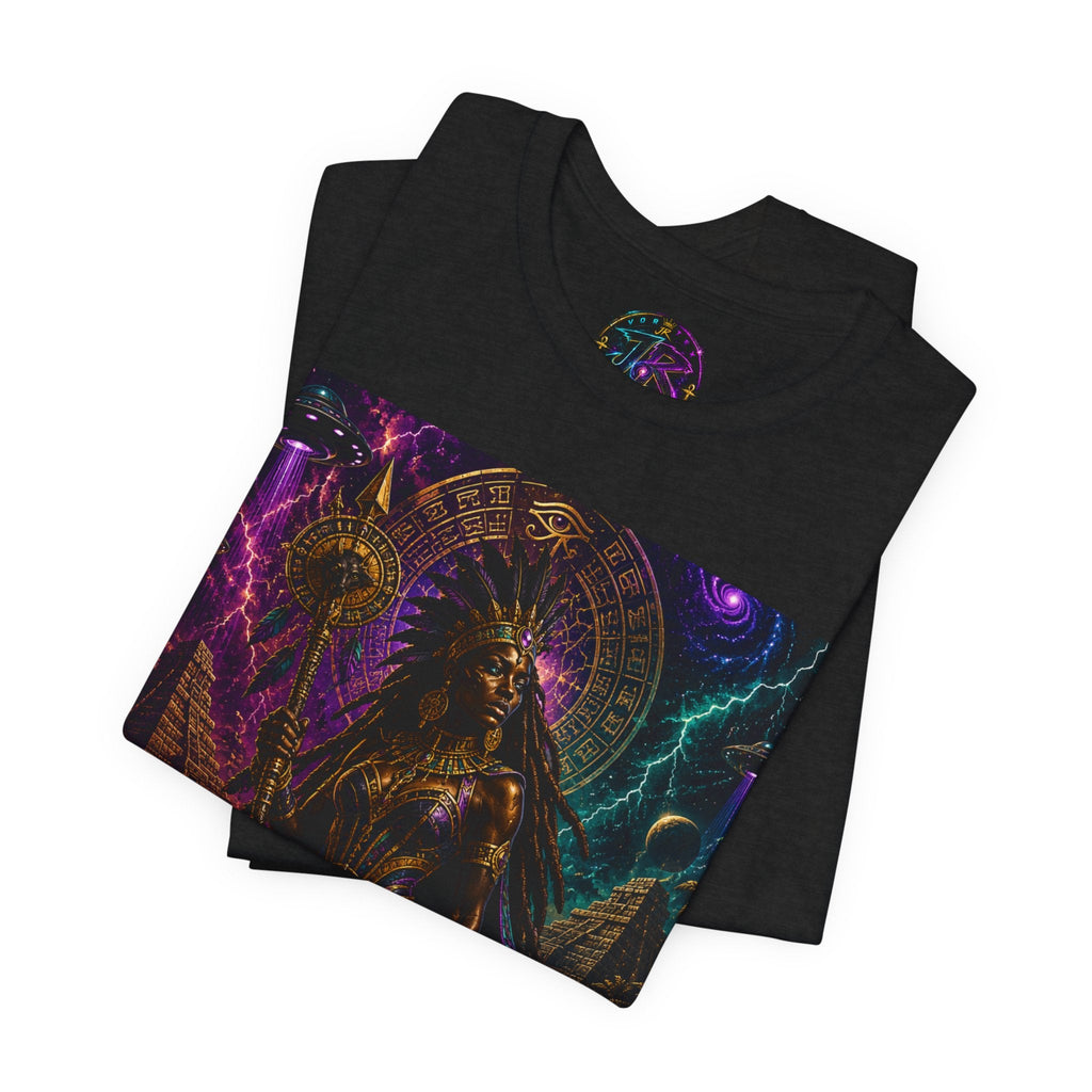 Egyptian Cosmic Queen — Panther & Leopard Guardian Tee