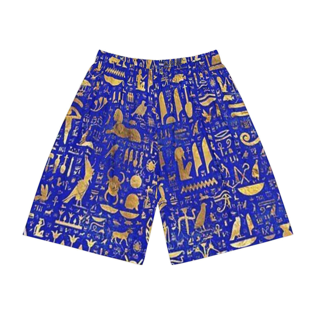 Egyptian Hieroglyphs Men's Sports Shorts - Stylish & Comfortable Athletic Wear Printify