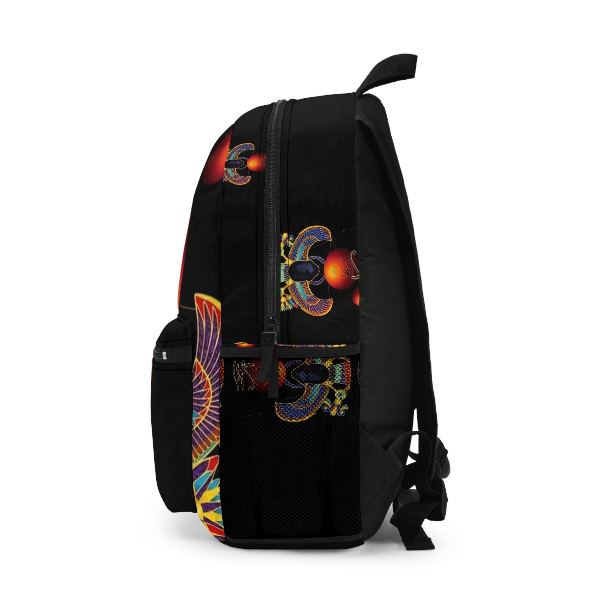 Egyptian-Inspired Art Backpack | Unique School Bag, Ethnic Print, Trendy Travel, Festival Accessory, Stylish Daily Carry Printify