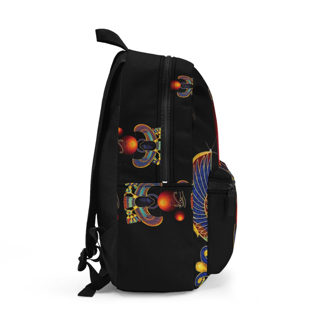 Egyptian-Inspired Art Backpack | Unique School Bag, Ethnic Print, Trendy Travel, Festival Accessory, Stylish Daily Carry Printify