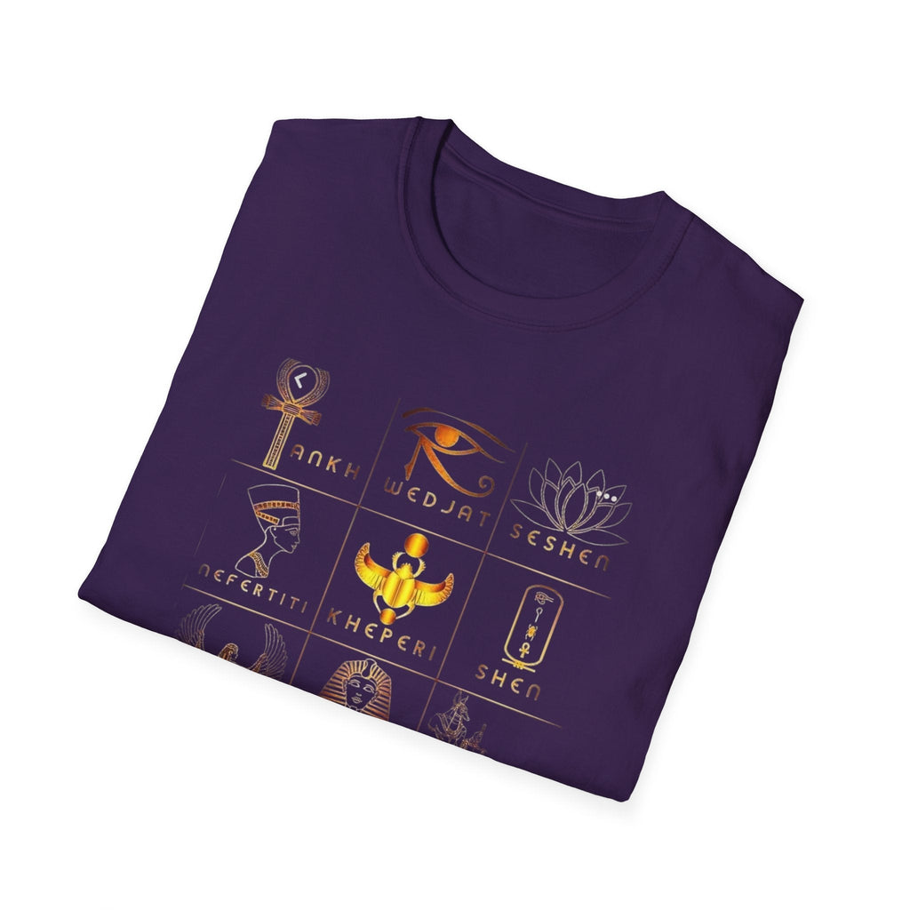 Egyptian Mythology Symbol Grid Tee | Ether Soulwear Printify