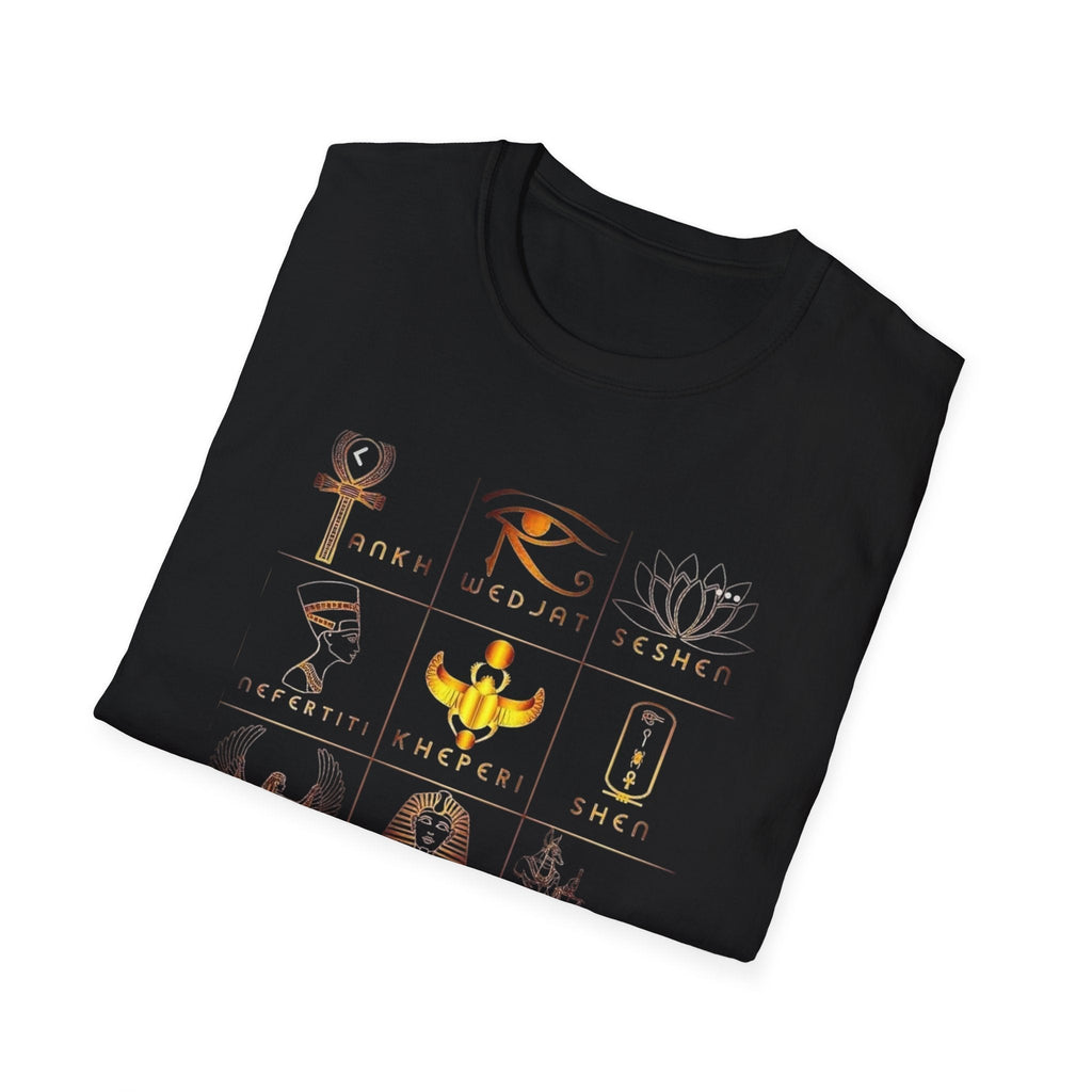 Egyptian Mythology Symbol Grid Tee | Ether Soulwear Printify