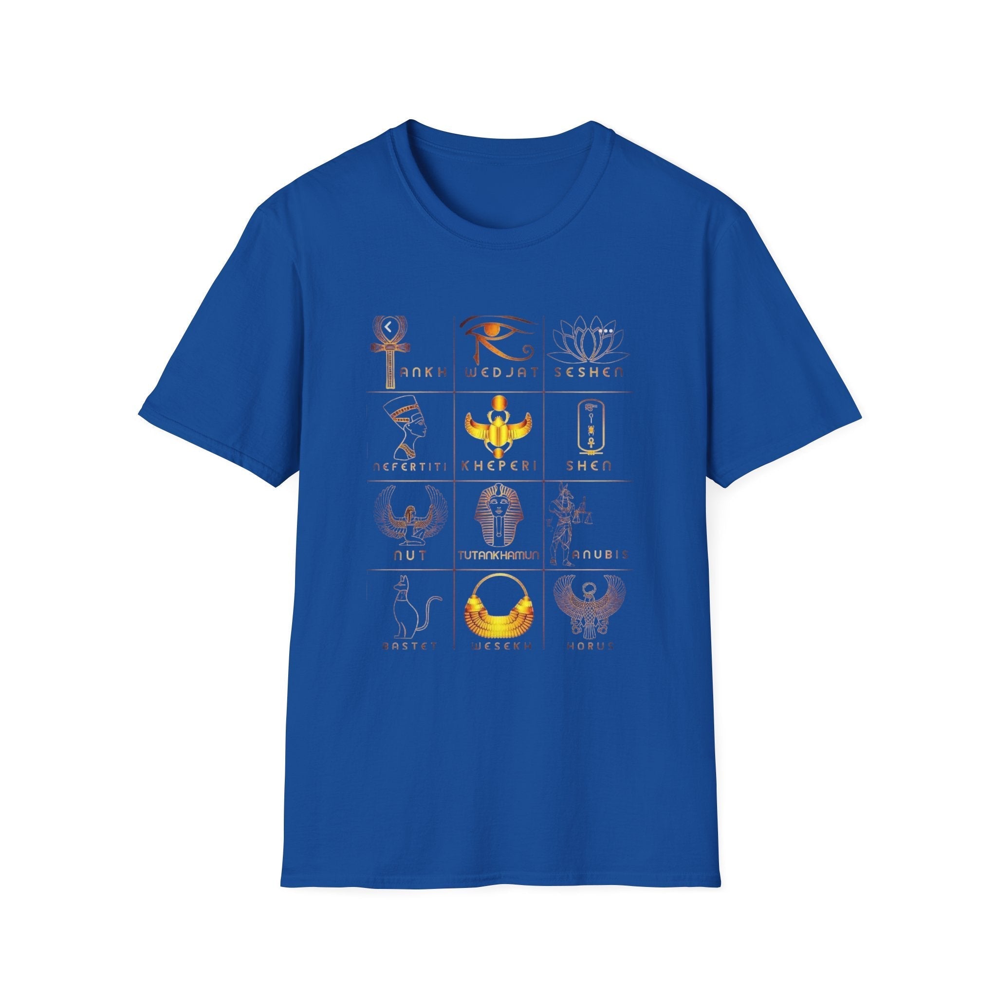 Egyptian Mythology Symbol Grid Tee | Ether Soulwear Printify