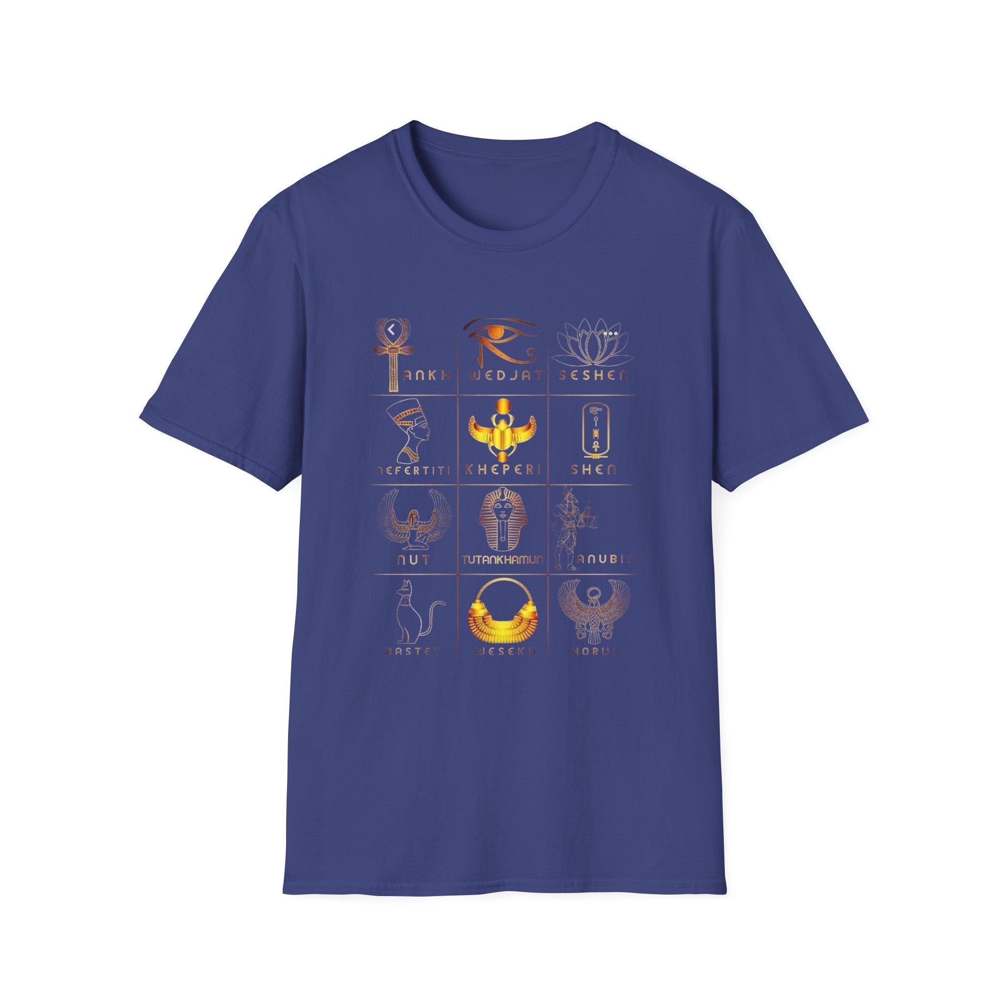 Egyptian Mythology Symbol Grid Tee | Ether Soulwear Printify