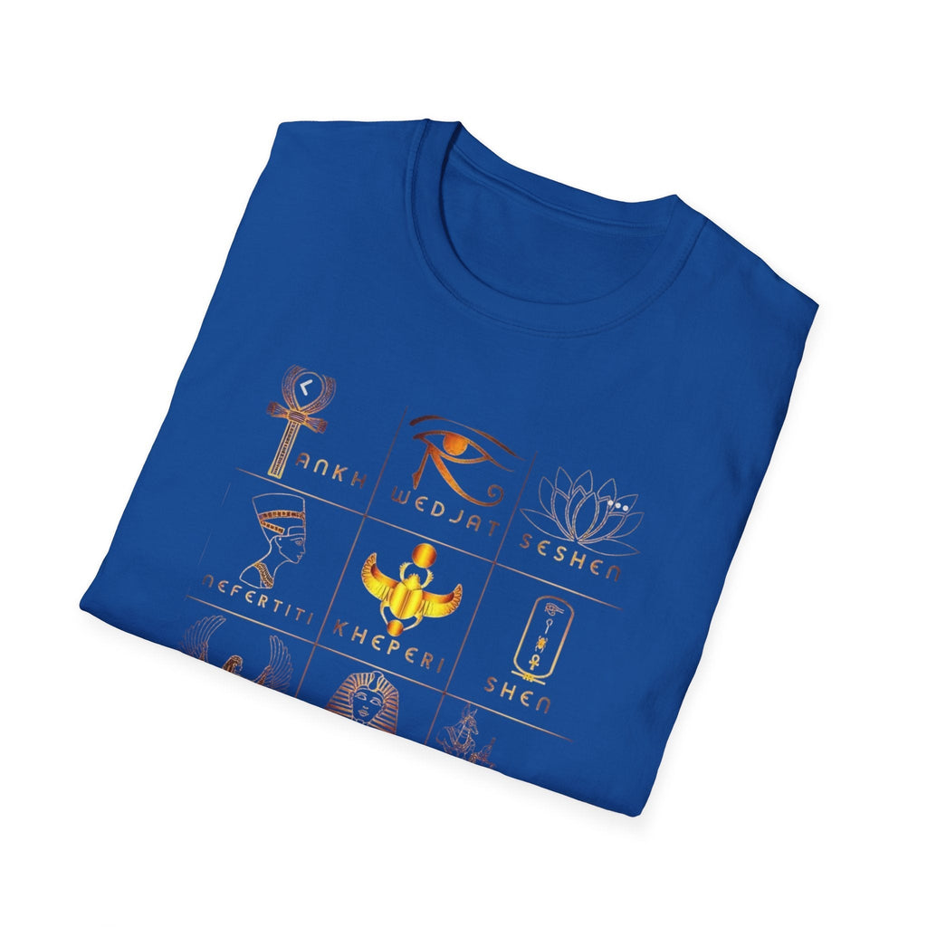 Egyptian Mythology Symbol Grid Tee | Ether Soulwear Printify