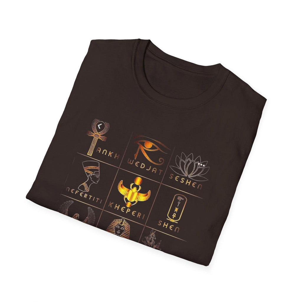 Egyptian Mythology Symbol Grid Tee | Ether Soulwear Printify