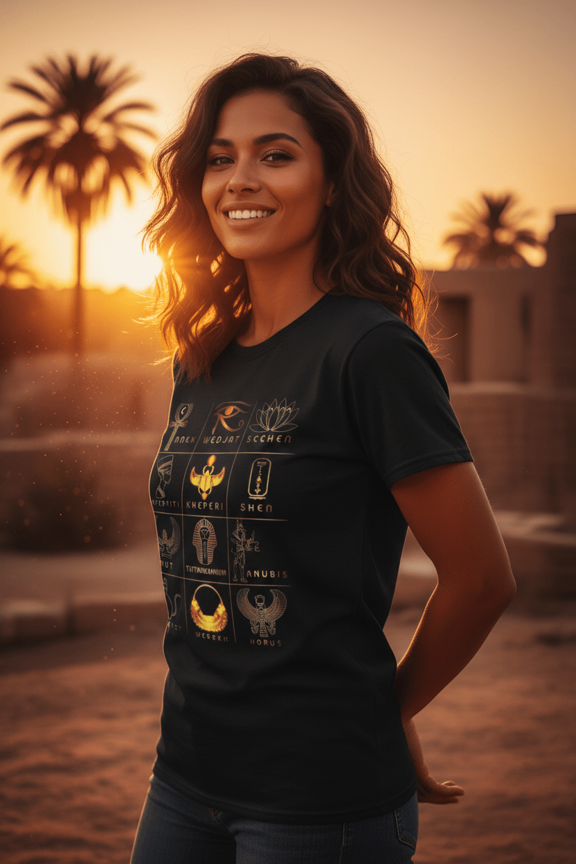 Golden sunset glow