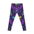 Egyptian Neon Wings Leggings — Women’s All-Over Print Casual Leggings
