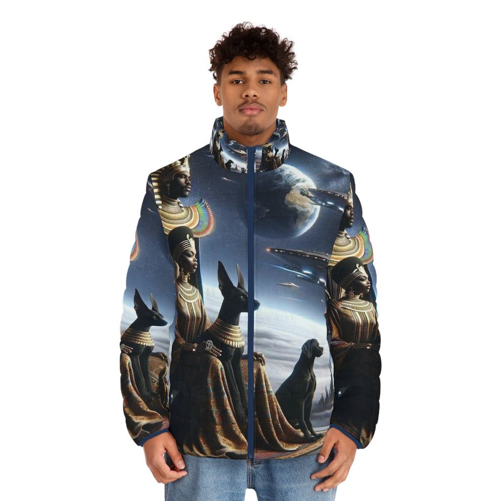 Egyptian Space Puffer Jacket Printify