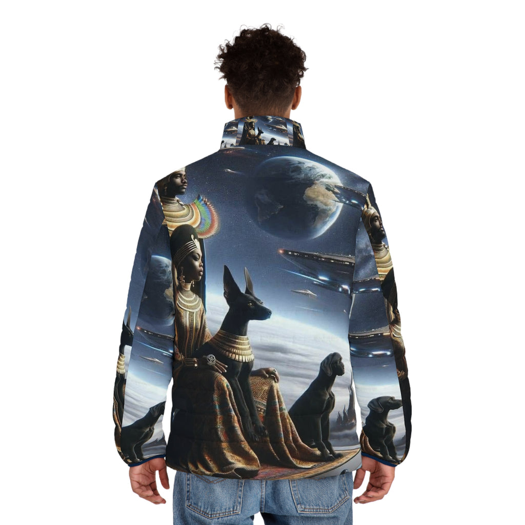 Egyptian Space Puffer Jacket Printify