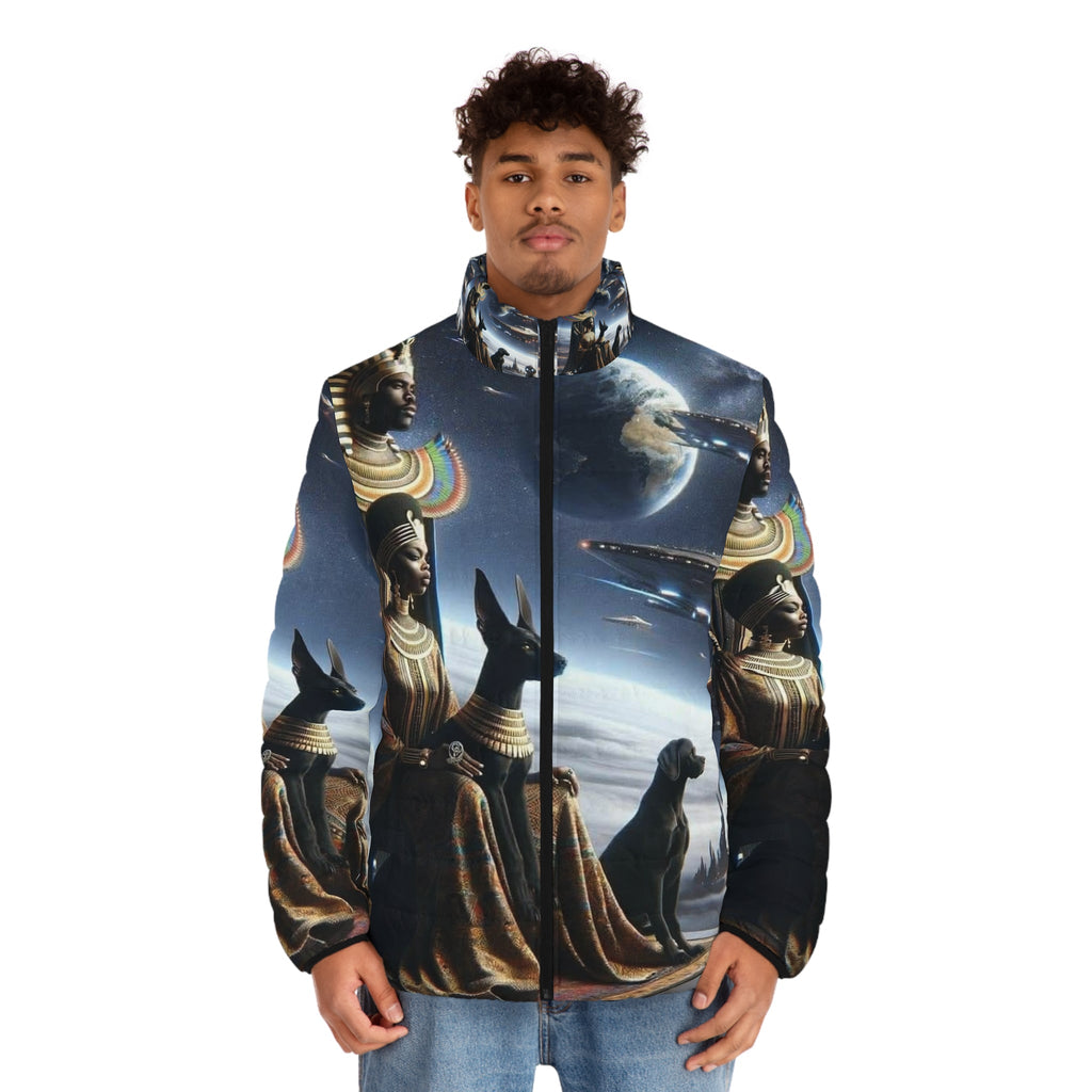 Egyptian Space Puffer Jacket Printify