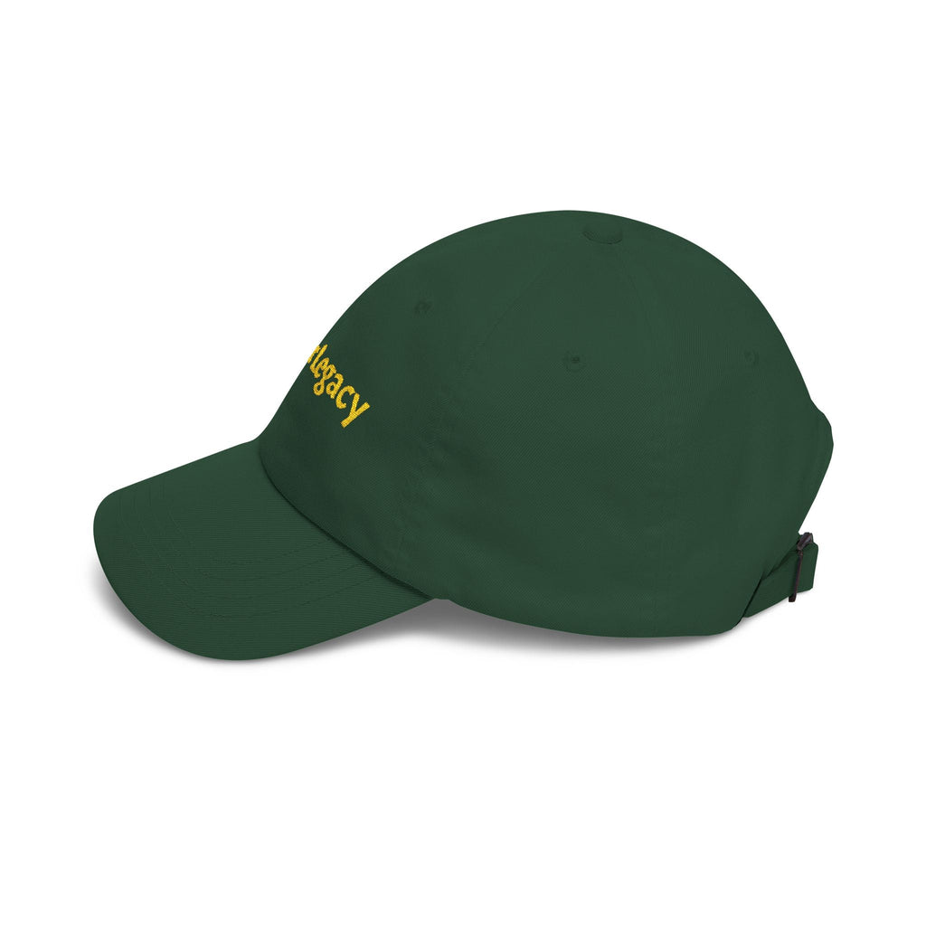 Embroidered '9 Ether Legacy' Classic Dad Cap — Green Baseball Hat Printify