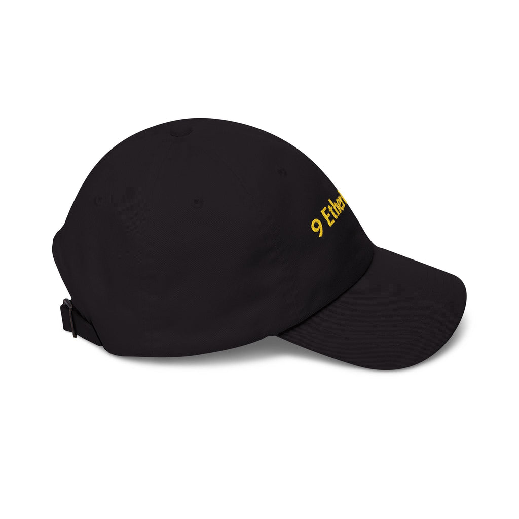 Embroidered '9 Ether Legacy' Classic Dad Cap — Green Baseball Hat Printify