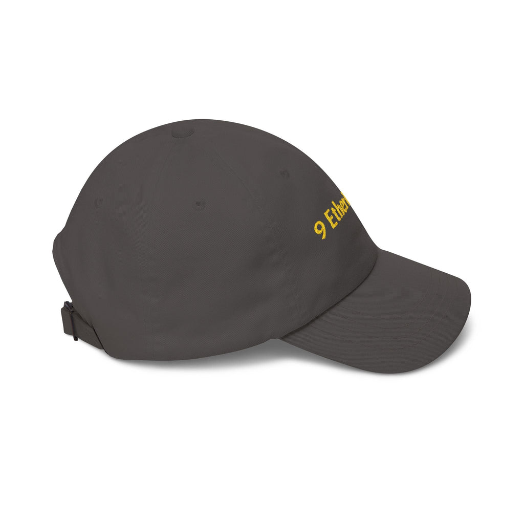 Embroidered '9 Ether Legacy' Classic Dad Cap — Green Baseball Hat Printify