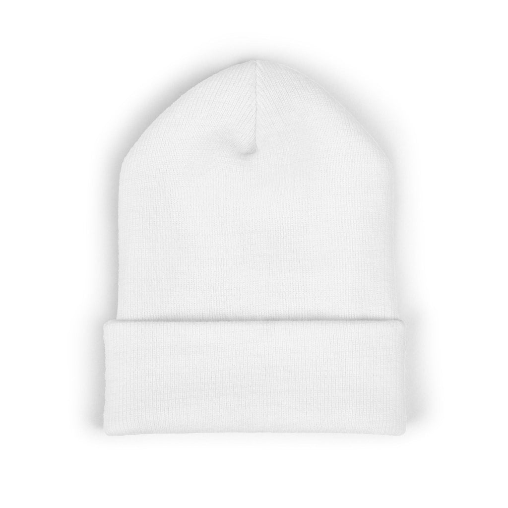Embroidered 'Trip Lab' Cuffed Beanie — Retro Skate/Streetwear Winter Hat Printify
