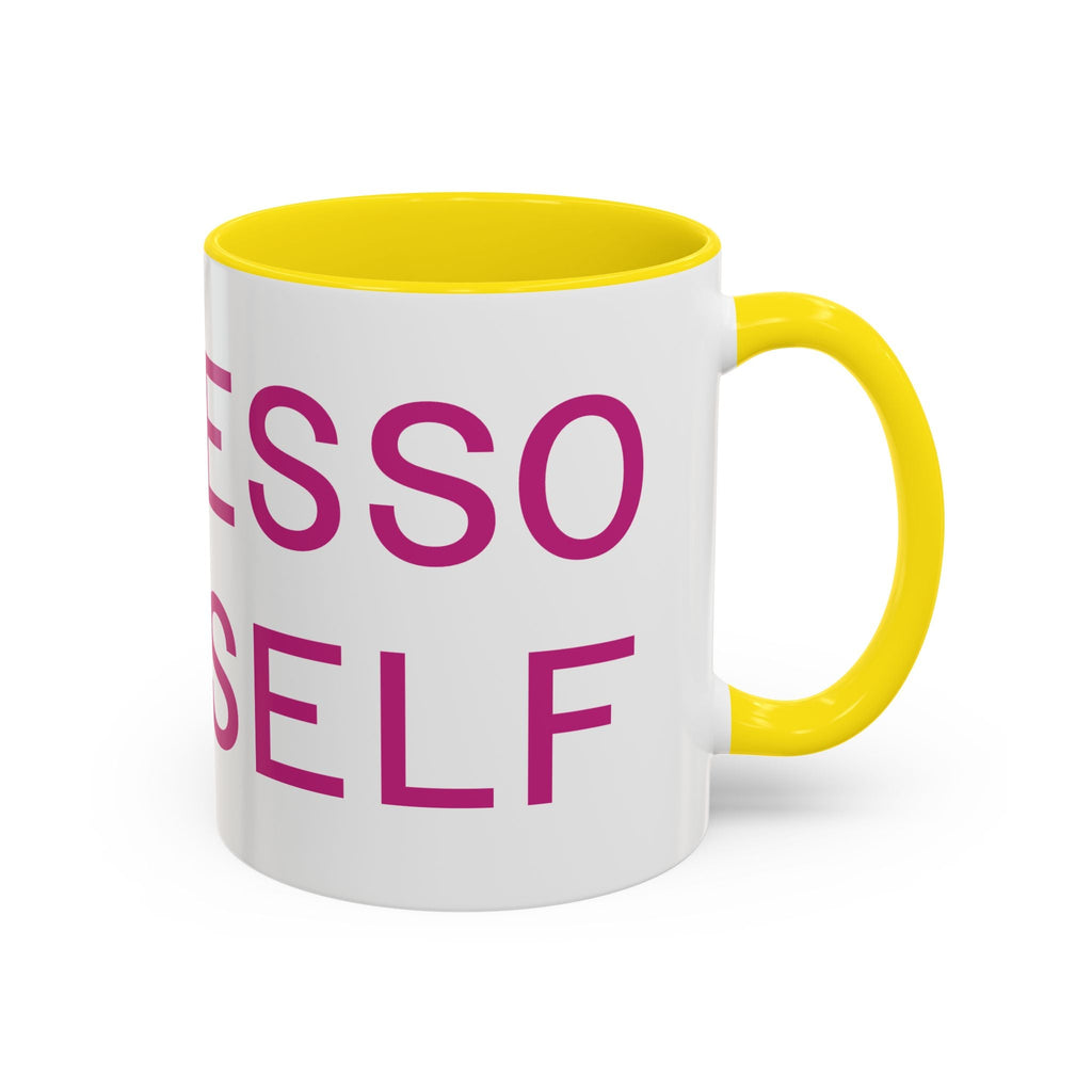 Espresso Yourself Mug – Funny Coffee Lover Accent Mug Printify