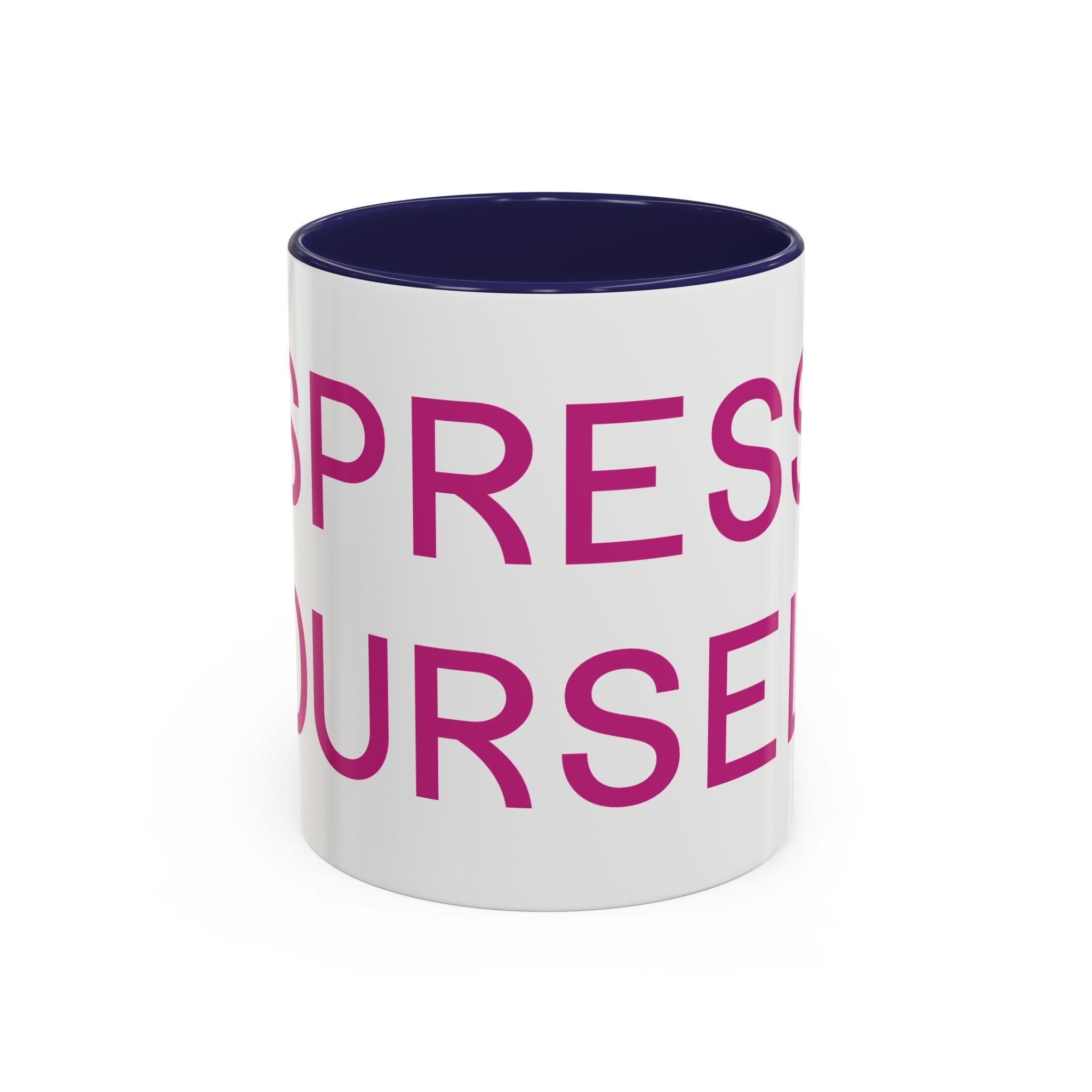 Espresso Yourself Mug – Funny Coffee Lover Accent Mug Printify
