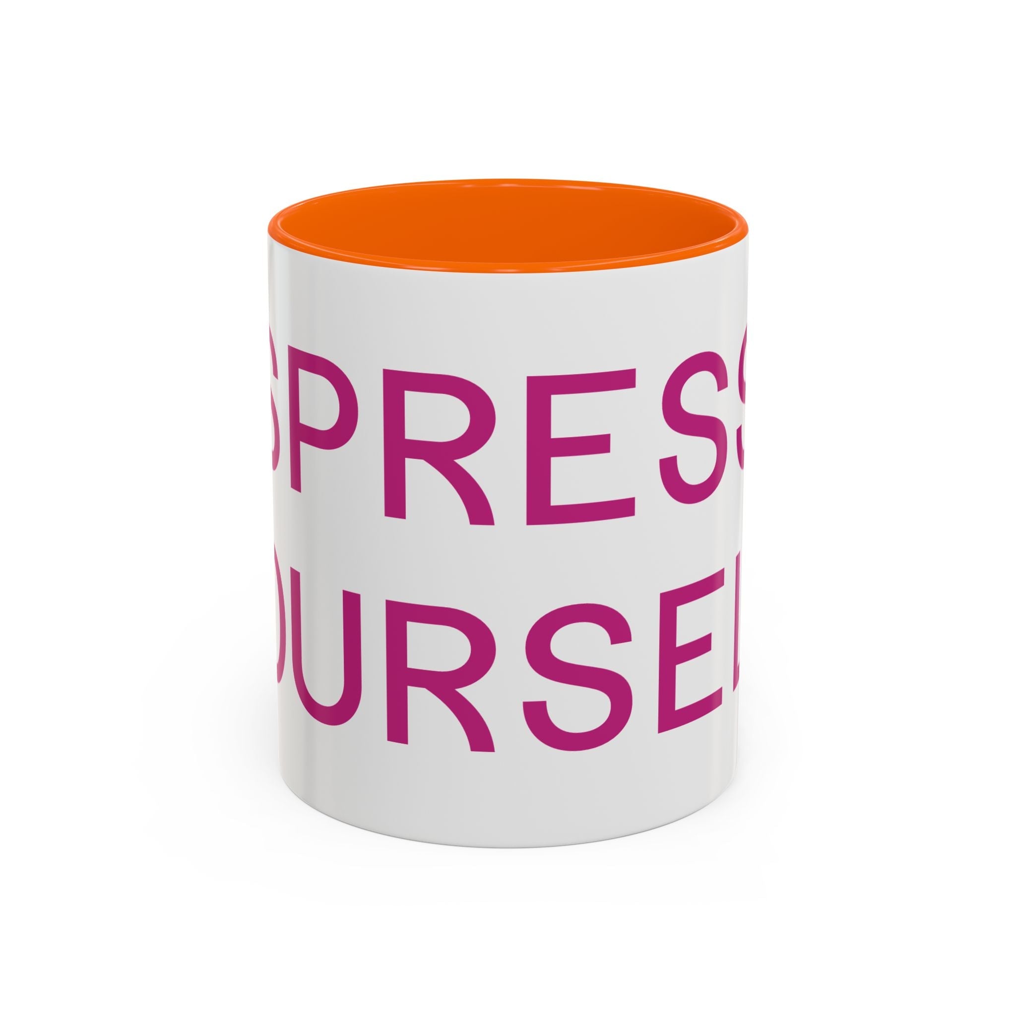 Espresso Yourself Mug – Funny Coffee Lover Accent Mug Printify