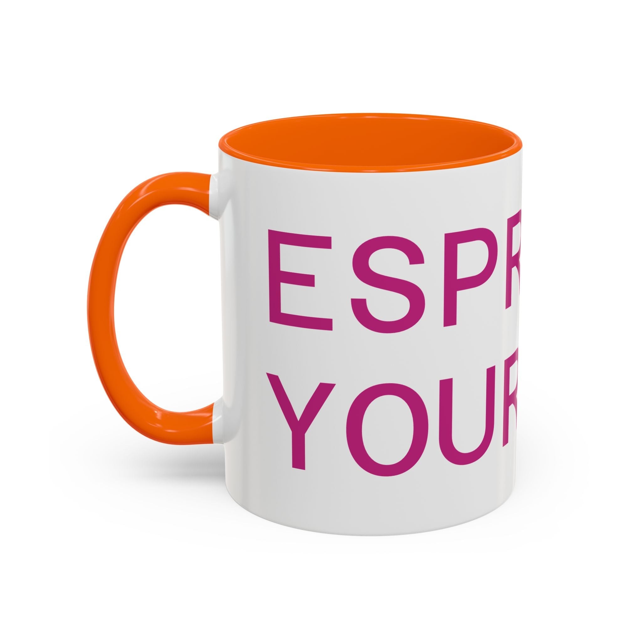 Espresso Yourself Mug – Funny Coffee Lover Accent Mug Printify
