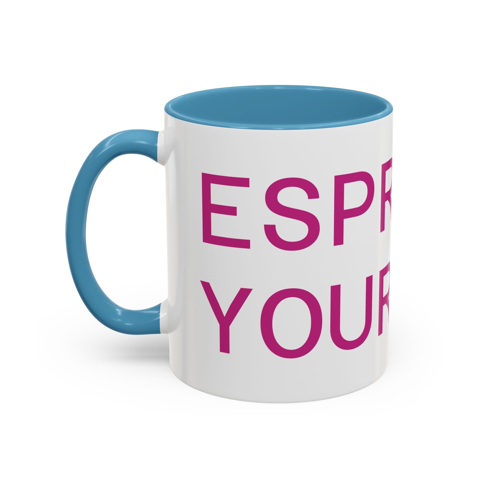 Espresso Yourself Mug – Funny Coffee Lover Accent Mug Printify
