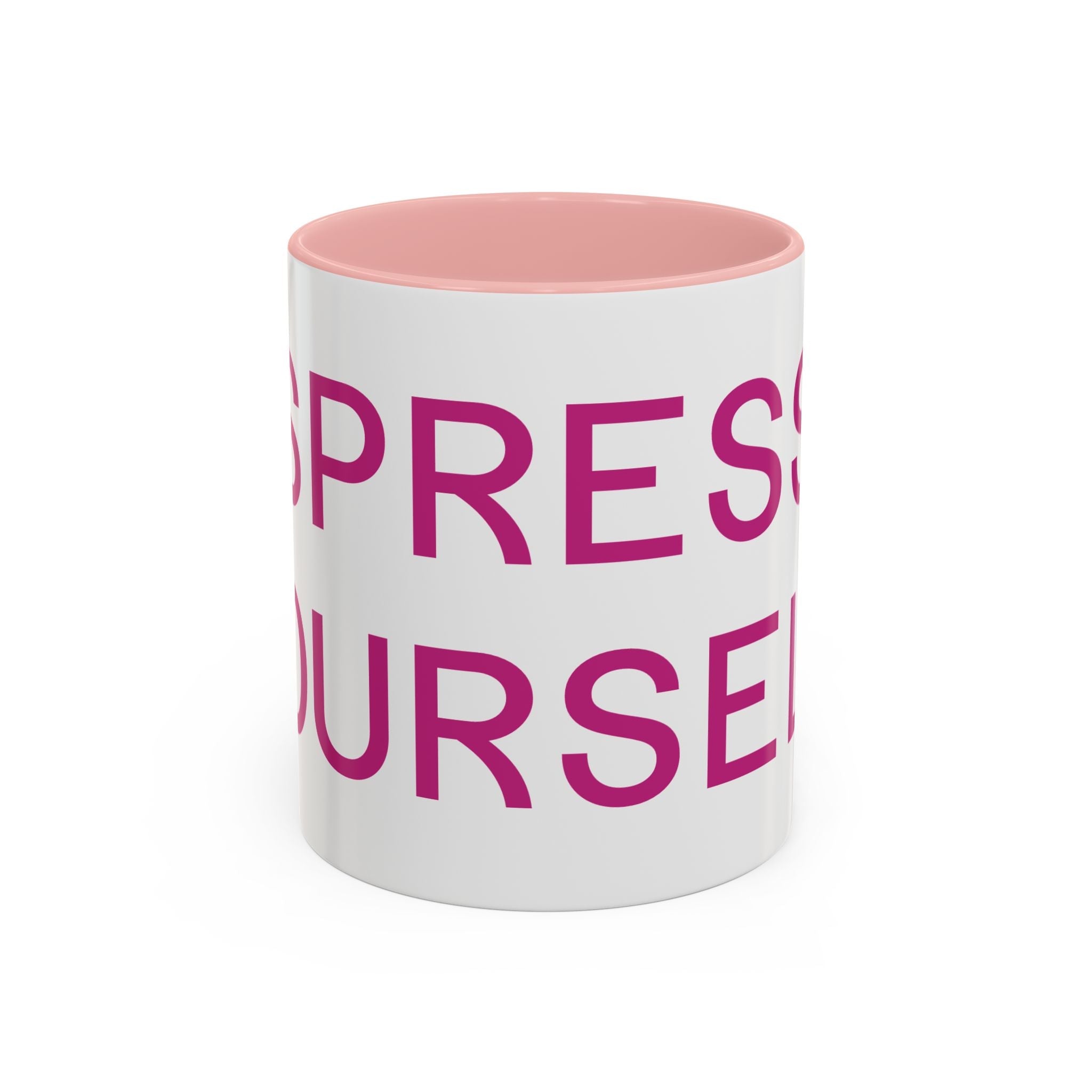 Espresso Yourself Mug – Funny Coffee Lover Accent Mug Printify