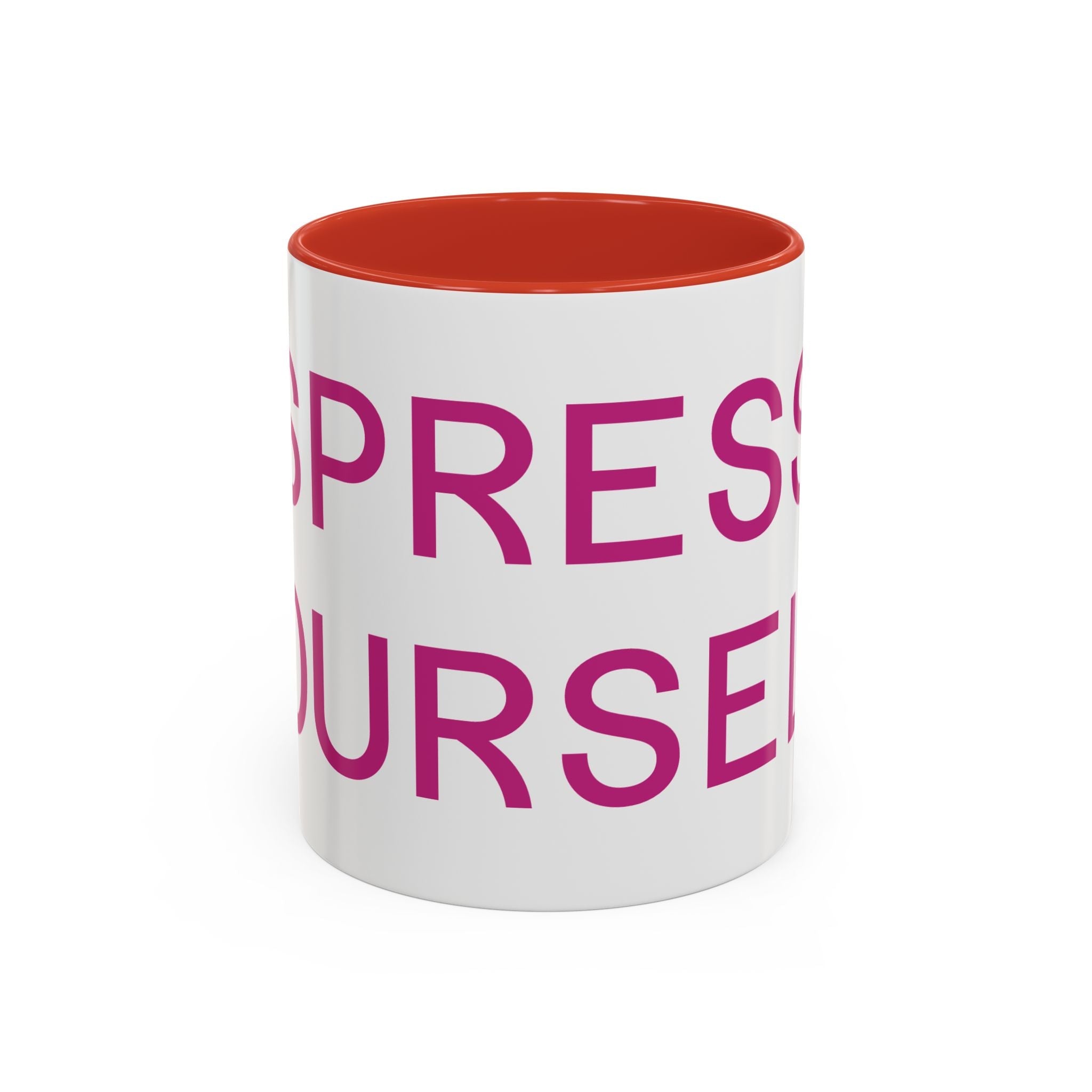 Espresso Yourself Mug – Funny Coffee Lover Accent Mug Printify