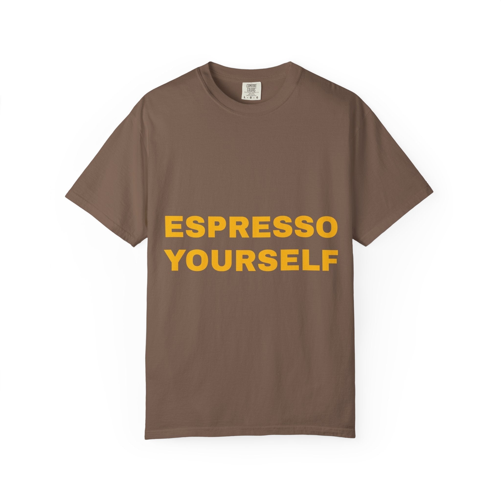 Espresso Yourself Coffee T-Shirt – Funny Coffee Lover Graphic Tee Printify
