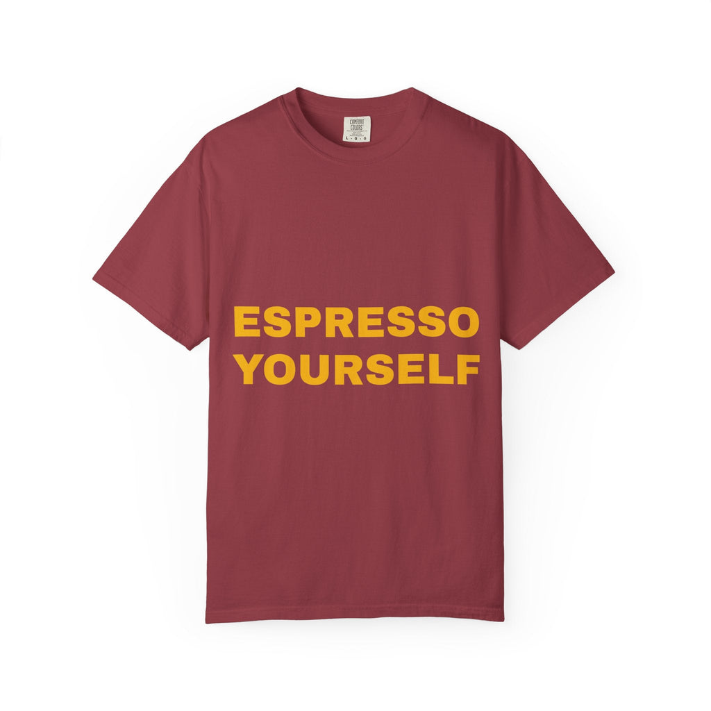 Espresso Yourself Coffee T-Shirt – Funny Coffee Lover Graphic Tee Printify