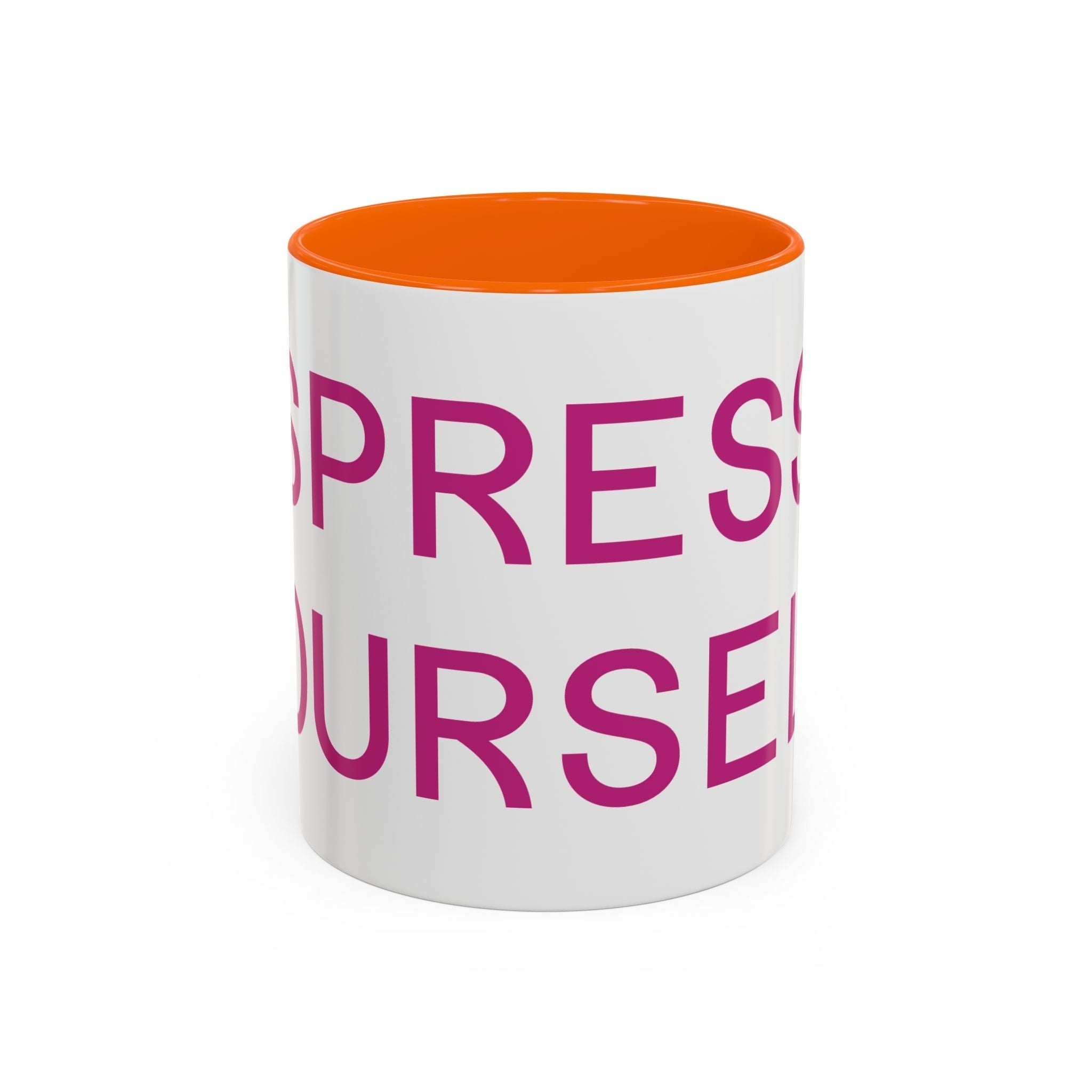 Espresso Yourself Mug – Funny Coffee Lover Accent Mug Printify