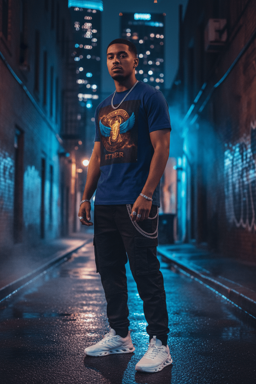 Moody alley neon