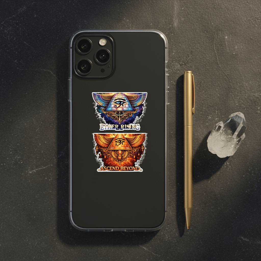 Ether Rising Stickers — Phone Case