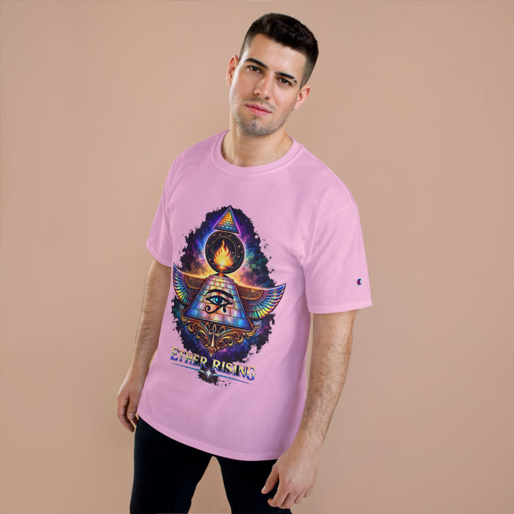 Ether Rising T-Shirt — Mystic All-Seeing Eye Graphic Tee Printify