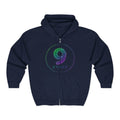 9 Ether Neon Signal Zip Hoodie Printify