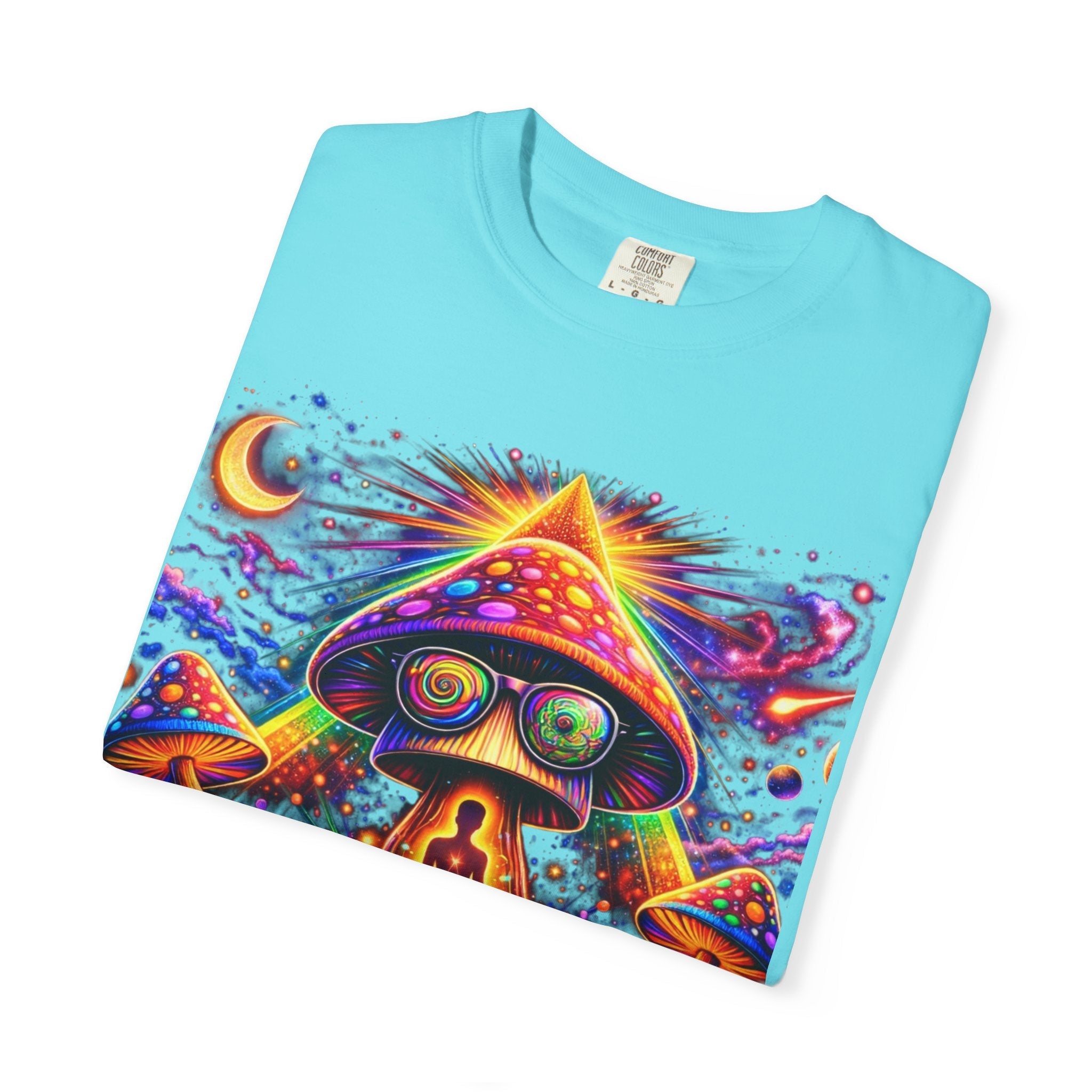 Expand Your Mind Psychedelic Mushroom T-Shirt Printify