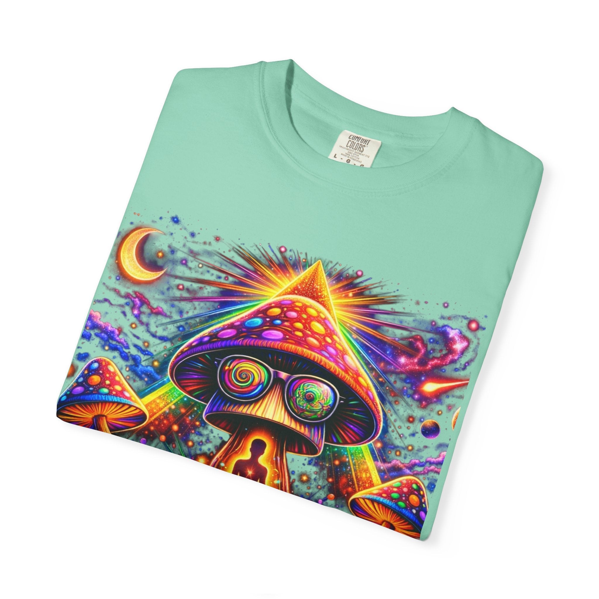 Expand Your Mind Psychedelic Mushroom T-Shirt Printify